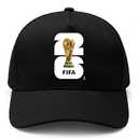 FIFA World Cup 2026 Official Licensed Product | FWC 2026 Premium Baseball Cap|F26-2517-001AS, Black