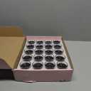 20 Packs Black Votive Candles with Clear Glass Holder, 1.8 Oz Unscented Soy Wax Candle for Home Decoration, Candle Gifts for Christmas Thanksgiving Halloween, 20 Pack of 1.8oz