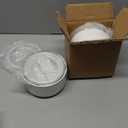 Adewnest Ceramic Nesting Bowls with Lid: Microwave Safe Food Storage Containers for Work Lunch Picnic Camping Meal Prep Soup Salad Cereal Leftovers - 5 & 6 Inch, 20 & 32 oz, Set of 4, White