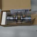 Signstek Keyless Entry Door Lock, Door Knob with Keypad, Smart Code Door Lock, Mute Mode, Passage Function, Easy to Install, Satin Nickel