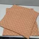 MIULEE Pack of 2 Decorative Burlap Linen Throw Pillow Covers Farmhouse Pillowcases Modern Rustic Woven Textured Cushion Cover for Sofa Couch Bed 20x20 Inch Brick