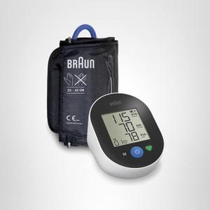 Braun ExactFit 2 Blood Pressure Monitors for Home Use - Accurate Blood Pressure Machine, Color-Coded Results, Large Display BP Monitor, Universal Upper Arm BP Cuff, 30 Memory Slots