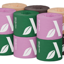 3-ply Bamboo Toilet Paper, Unscented, 12 Rolls, 350 Sheets per roll, Total 4200 Sheets, Plastic-Free