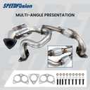 Catalytic Converter Compatible with 2006-2010 Subaru Forester, 2006-2011 Impreza, 2006-2012 Legacy/Outback, 2006 Saab 9-2X 2.5L H4 Catalytic Convertor Replacement 16564 (EPA Compliant)