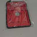 ZoneFoker Case for iPad 9th/8th/7th Generation 2021/2020/2019(10.2 inch), Heavy Duty Military Grade Shockproof Rugged Protective 10.2" Cover with Built-in Stand for iPad 9 8 7 Gen (Black+Red)