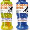 Bubbletastic Dog Bubbles, 8 oz Total, Bacon and Peanut Butter Scented, Set of 2