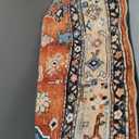 Lahome Boho Tribal 8x10 Area Rugs for Living Room, 8 x 10 Washable Rug for Bedroom Aesthetic, Large Oriental Vintage Soft Dining Room Carpet for Under Table Playroom (Rust/Dull Teal,8x10ft)