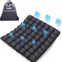 GUH Travel Seat Cushion for Airplane - Inflatable Seat Cushion for Long Flights,Office,Gaming and Stadium Bleachers,Tailbone Pain Relief