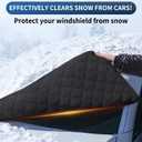 Windshield Snow Covers, 8 Layers WAaterproof Windproof Protection, Frost Defense, Ice, Sun, Snow, UV,ii566 (for Subaru BRZ)