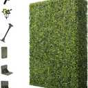 Bynbbur Artificial Hedge Wall 36" Lx54 Hx6 W Boxwood Hedges Outdoor Patio Greenery Walls, Fake Grass Privacy Wall Screens, Office Living Room Divider, Wedding Party Décor