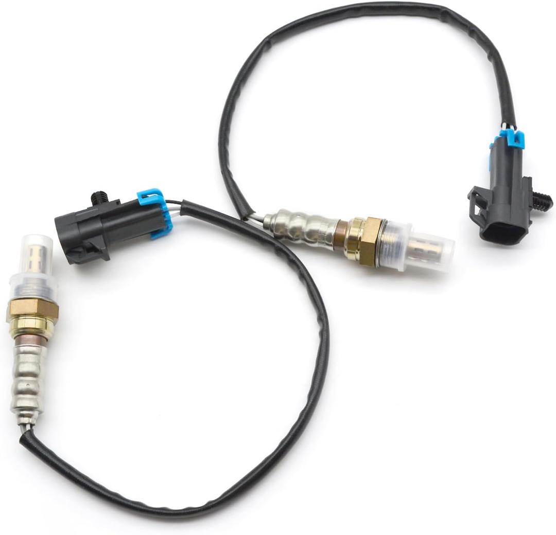 Ynovvo 2pcs 234-4018 Oxygen Sensor O2 Sensor Upstream Downstream Fits for Chevrolet C1500 K1500 Silverado 1500 Suburban Express G30 Impala, for GMC Safari Savana 1500 Yukon 13474 19178116 19178935