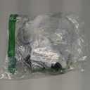 OYOANGLE Women's One Piece Bodysuits Zipper Up Sleeveless Pu Leather Halter Bodysuit Tops with Arm Sleeves (Medium)