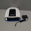 PURTATO Professional Rechargeable 96W UV LED Portable Cordless UV Light for Nail Lamp Machine with Removable Stainless Steel Bottom,4 Timer Setting and Smart Sensor Nail Dryer (Plating Silver)