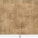 Hazo Haus Farmhouse 8x10 Rugs for Living Room - Brown and Gold Dining Room Area Rugs for Bedroom, Washable, Soft, Lightweight & Stain Resistance, Neutral Dark Vintage Medallion Decor