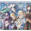 GENSHIN IMPACT Themed Series Insert Acrylic Collection Paintings - Genshin Impact 1st Anniversary Celebration Painting