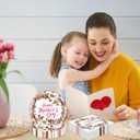 50PCS Happy Mother's Day Paper Plates and Napkins - Pink Floral Dessert Plates and Napkins Disposable Best Mom Ever Theme Supplie for Mother's Day Birthday Party Decorations