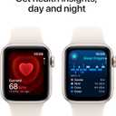 Apple Watch SE (2nd Gen) [GPS + Cellular 40mm] Smartwatch with Starlight Aluminum Case with Starlight Sport Band S/M. Fitness and Sleep Trackers, Crash Detection, Heart Rate Monitor, Retina Display