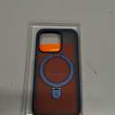 TORRAS Ultra-Magnetic Ostand for iPhone 15 Pro Case, [Compatible with MagSafe] [Flexible Stable Stand] Military-Grade Protection Translucent Slim Anti-Scratch Ring Kickstand, Navy Blue 6.1"