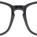 TIJN Blue Light Blocking Glasses for Women Men Clear Frame Square Nerd Eyeglasses Anti Blue Ray Computer Screen Glasses (01)-black)