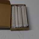 goldenwarm 10 Pack 6-1/4 Inch Matte Gold Finger Pulls Cabinet Edge Pulls Brushed Brass Drawer Handles Edge Hardware for Kitchen Cupboard (Hole Center:160mm(6.3in))