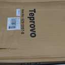 Teprovo Folding Hand Truck Dolly Cart,340LB Capacity Portable Aluminum Dolly Cart with Telescoping Handle and 7 Inch Rubber Wheels for Moving,Shopping,Travel,Office Use