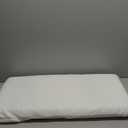 Bluewave Bedding Hyper Slim Gel Memory Foam Pillow for Stomach and Back Sleepers - Thin, Flat Design for Cervical Neck Alignment and Deeper Sleep (2.25-Inches Height, King Size), White