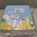 Baffect Water Pitcher, High Borosilicate Glass Jug with Stainless Steel Lid, Leakproof Fridge Door Carafe for Hot or Cold Beverage Vertical Pattern (1.8 L/63 oz.)