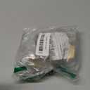 QCAA Traditional Large Oval Turn Cabinet Latch, Solid Brass, 2", for Cupboard & Other Furniture, Polished Brass, 4 Pack, Made in Taiwan