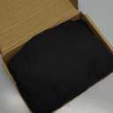 Amazon Basics Lightweight Pleated Bed Skirt, Queen, Black, Solid