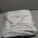 NICETOWN White 100% Blackout Lined Curtains, 2 Thick Layers Completely Blackout Window Treatment Thermal Insulated Drapes for Kitchen/Bedroom (1 Pair, 52 inches Width x 63 inches Length Each Panel)