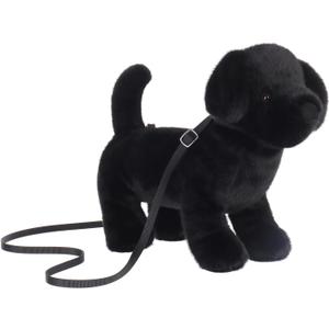 Apricot Lamb Labrador Dog Animal Shoulder Bag Crossbody Plush Purse for Adults and Teen Girls Boys