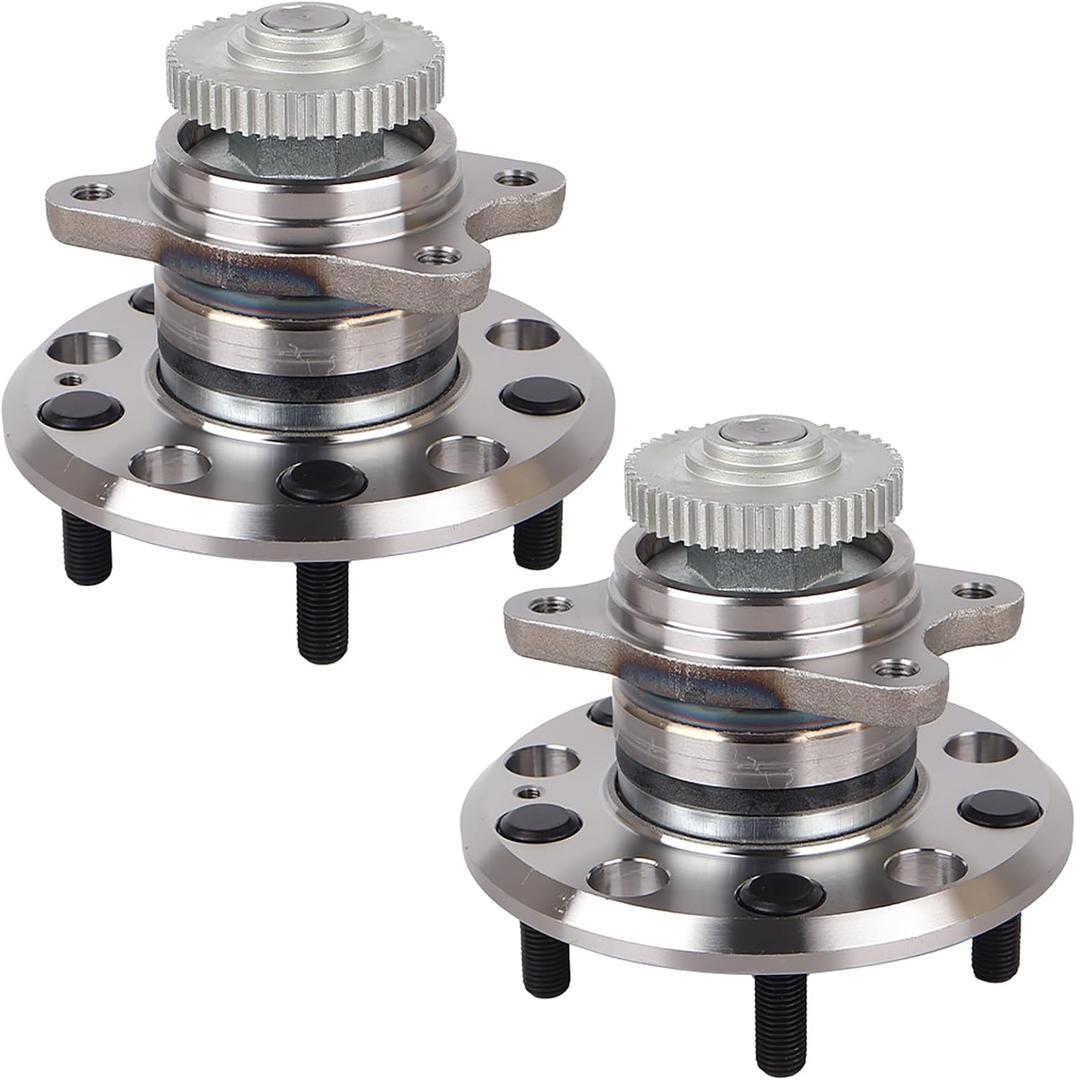 Autoround 512265 Rear Wheel Hub and Bearing Assembly fit for Hyundai Sonata 2006 2007 2008 2009, Kia Optima 06 07 08 09 10, 5 Lugs w/ABS Pair