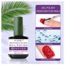2 x AIJIMEI Nail Polish Remover 15ml x2Pcs Gel Nail Polish Remover,Professional Gel Polish Remover Quickly and Easy to Remove Nail Polish Gel Polish Remover For Nails Remover Tools(2pcs)