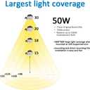 LED Barn Light, Dusk to Dawn Outdoor Yard Light with Photocell Ultra Brightness 5000K Daylight 7500lm, 500W MH/HPS Replacement, AC100-277V IP65 Waterproof for Farmhouse Area