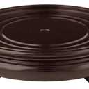 Red Lantern Rosewood Pedestal Stand - (Size 8 in. Base Diameter) (Rounded)