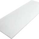 Amylove 1 Pack Polyurethane Foam 1/2" x 24" x 72" High Density Cushion Upholstery Foam Sheet for Seat Replacement DIY Projects Chairs Headboards Sofas Home (White)