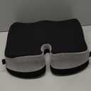 Seat Cushions for Office Chairs Wheelchair Cushion for Long Sitting Back PainMemory Foam Seat Car Computer Desk Chair CushionCoccyx Cushion for Tailbone Pain Relief Cushion Office Chair Butt Pillow (Black)