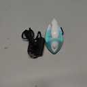 Honoson Mini Craft Iron Mini Heat Press Small Iron 3.93 x 2.36 x 2.76 in Portable Handy Tiny Flatiron with Charging Base Accessory for Fuse Bead Patch DIY Heat Transfer Vinyl(Mint Green)