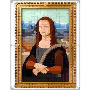 WICUS 3mm Acrylic Display Case Compatible with Lego 31213 Mona Lisa Dustproof Clear Display Box(NOT Included The Model)