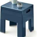 Nightstand Bedside Table with Storage Space, Multifunctional Colorful Plastic End Table Small Side Table for Bedroom, Dorm and Small Spaces, Easy Assembly(14.7" D x 11.8" W x 15.8" H, Blue)