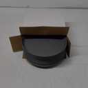 EI 18pcs Dark Grey Wheat Straw Plates Set,Unbreakable Deep Dinner Plates,Reusable Heavy Duty Plastic Plate,Lightweight Salad Plate for Camping,Kitchen,Picninc