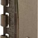 Prime-Line U 9873 Flip Action Door Lock  Reversible Antique Brass Privacy Lock with Anti-Lock Out Screw for Child Safe Mode, 2-3/4 (Single Pack) (1 Count (Pack of 1))