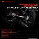 A-Premium CV Axle Shaft Assembly Compatible with Buick Encore 2013-2021 & Chevrolet Trax 2013-2022, 1.4L, Rear Driver or Passenger Side, Replace# 95090829