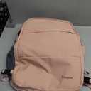 Taygeer Travel Backpack for Women, Carry On Backpack with Water Bottle Pocket & Shoe Pouch, TSA 15.6inch Laptop Mochila Flight Approved, Nurse Bag Casual Daypack for Weekender Business Hiking, Pink