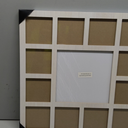 Graduation Decorations Class of 2025 School Year Picture Frame K-12 Collage Photo Graduation White Picture Frames for Wall Hanging and Table Top Display 13 Openings White k-12 Kindergarten to 12th Grade High 4x4 8x8