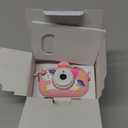 Kids Camera Toys for Girls Age 3-8, Kids Digital Camera Toddler Camera for 3 4 5 6 7 8 Years Old Birthday Gifts, 1080P Video Cameras with Cute Protective Cover & 32GB SD Card (Pink)