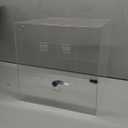 Premium Clear Acrylic Ballot Box Donation Box Cube (12 Inch)