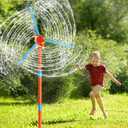 Windmill Water Sprinkler for Kids Summer Toys, Outdoor Toys for Toddlers, 360 Spinning Splash Water Toys, Backyard Games for Summer Fun, Backyard Lawn Game Yard Water Toy for Kids 3-5 4-8 Boy Girl