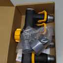 Melnor 65135AMZ 4 Way Lever Flow Through Valve Connector Bundle, Yellow, Black