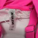 Aqua Eve Women Two Piece Plus Size Tankini Strapless Bathing Suits Bandeau Swimsuits with High Waisted Bottom (Hot Pink)